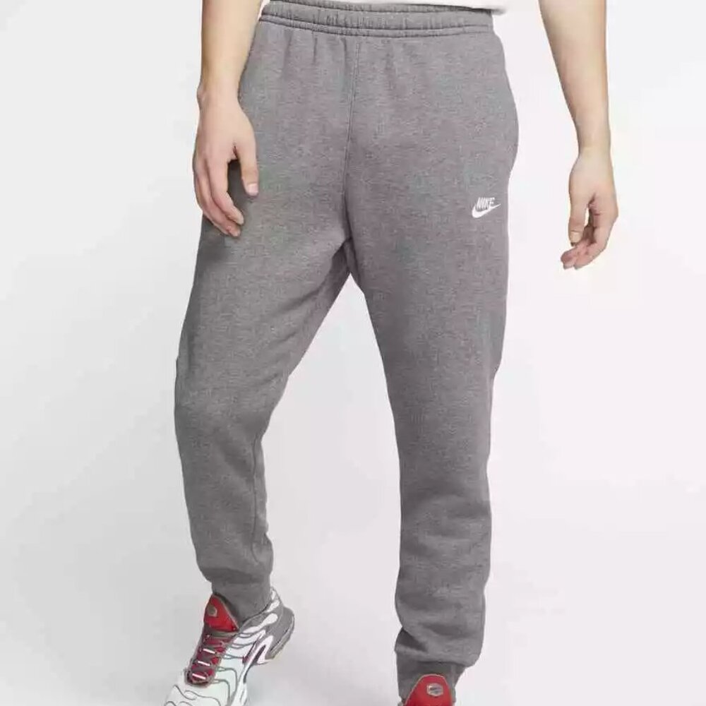 Nike Mens Club Jogger Pant, Charcoal Heather Size XX Large